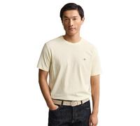 Gant 2003184 Regular Fit Short Sleeve T-shirt Beige,Jaune L Homme
