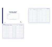 ELVE Registre unique du personnel/stagiaires 210x297 mm 52 pages
