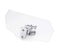 Réglable Pare-Brise de Moto, Déflecteur de Vent Transparent Universel Réglable pour Moto sur Déflecteur de Vent Pare-Brise Ajustables Anti-Rayures de Spoiler d'Extension de Pare-Brise-Transparent