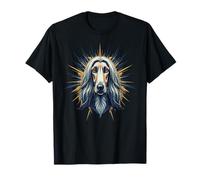 Regal Afghan Lévrier Portrait Radiant Lévrier T-Shirt