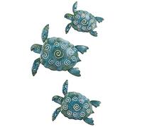 Regal Art and Gift Sea Turtle Metal Wall Decoration Decor Set of 3 New