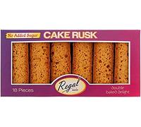 Regal Bakery - Cake Biscotte - Sans sucre ajouté - 18 pièces - Lot de 3