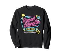 Regal Beagle Cocktail Lounge Retro Neon Sign Three's Company Sweatshirt