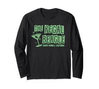 Regal Beagle Cocktail Lounge Three's Company Distressed Logo Manche Longue