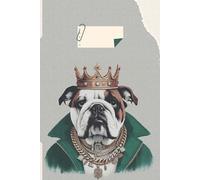 Regal Bulldog Notebook: 120 Pages, 6 x 9 Inches for Royal Minds: Elegant Canine Design with Durable Grid Paper