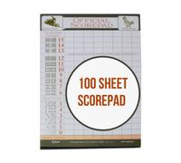Regal Games Lot de 100 blocs de score de train mexicain et dominos aux pieds de poulet pour adultes - Idéal pour les soirées de jeu amusantes en famille et les voyages - 100 feuilles (21 x 14 cm)