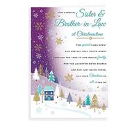 Regal Publishing C85574 Carte de Noël Sentiment pour sœur et beau-frère 22,9 x 15,2 cm
