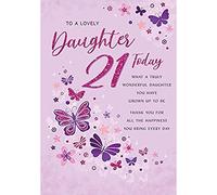Regal Publishing Carte d'anniversaire 21e fille 22,9 x 15,2 cm