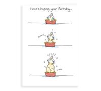 Regal Publishing Carte d'anniversaire humoristique Motif poulet et œuf 17,8 x 12,7 cm