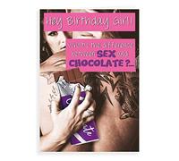 Regal Publishing Carte d'anniversaire humoristique Motif sexe et chocolat 17,8 x 12,7 cm