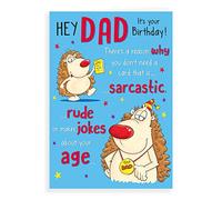 Regal Publishing Carte d'anniversaire humoristique pour papa 22,9 x 15,2 cm
