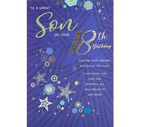 Regal Publishing Carte d'anniversaire pour 18e fils 22,9 x 15,2 cm