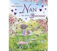 Regal Publishing Carte d'anniversaire pour grand-mère, jardin - 20,3 x 15,2 cm