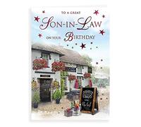 Regal Publishing Carte d'anniversaire traditionnelle pour beau-fils 22,9 x 15,2 cm