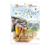 Regal Publishing Carte d'anniversaire traditionnelle pour fils 22,9 x 15,2 cm