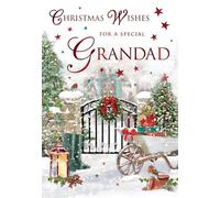 Regal Publishing Carte de Noël pour une scène spéciale Grandad Gate - 22,9 x 15,2 cm