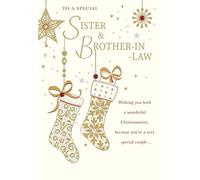 Regal Publishing Carte de Noël « To a Special Sister & Brother In Law » en bas - 22,9 x 15,2 cm