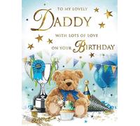 Regal Publishing Piccadilly Greetings Carte d'anniversaire traditionnelle pour papa 20,3 x 15,2 cm