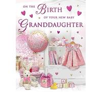 Regal Publishing Piccadilly Greetings Carte de naissance pour petite-fille 20,3 x 15,2 cm
