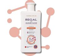 REGAL | Shampooing Antipelliculaire Renforçant pour Cheveux Secs | Shampooing Antipelliculaire pour Cheveux Secs | Avec Caféine et Vitamine PP | Cheveux Sains, Soignés, Hydratés et Brillants | 200 ML