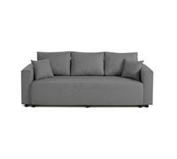 Regala - canapé 3 places - convertible avec coffre - en tissu - Gris