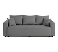 Regala - canapé 3 places - convertible avec coffre - en tissu - Gris