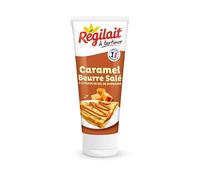 Régalez-vous avec les tartines et dessert caramel beurre salé REGILAIT en tube pratique 300g- Lot De 3
