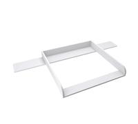 regalik Plan à Langer avec Plateau pour Hemnes d'IKEA, Extension pour Table à Langer pour Commode 50x160 cm, Amovible, Plan à Langer avec Façades Arrondies, Blanc