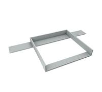 regalik Plan à Langer avec Plateau pour Hemnes d'IKEA, Extension pour Table à Langer pour Commode 50x160 cm, Amovible, Plan à Langer avec Façades Droites, Cendre