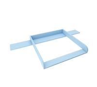 regalik Plan à Langer avec Plateau pour Hemnes d'IKEA, Extension pour Table à Langer pour Commode 50x160 cm, Amovible, Plan à Langer avec Façades Arrondies, Bleu