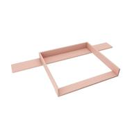 regalik Plan à Langer avec Plateau pour Hemnes d'IKEA, Extension pour Table à Langer pour Commode 50x160 cm, Amovible, Plan à Langer avec Façades Droites, Rose