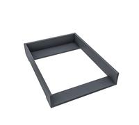 regalik Plan à Langer pour Koppang d'IKEA, Extension pour Commode de 46 cm, Amovible, Plan à Langer avec Façades Droites, Graphite, 72 cm x 54 cm
