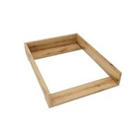 regalik Plan à Langer pour Koppang d'IKEA, Extension pour Commode de 46 cm, Amovible, Plan à Langer avec Façades Droites, Chêne, 72 cm x 54 cm