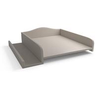 regalik Plan à langer pour machine à laver - Matelas à langer 60x70 cm - Panneau de bois laminé - Cashemire - 82x72x10 cm - Plan à langer sûr & peu encombrant