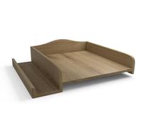 regalik Plan à langer pour machine à laver - Matelas à langer 60x70 cm - Panneau de bois laminé - Évoquer le chêne - 82x72x10 cm - Plan à langer sûr & peu encombrant