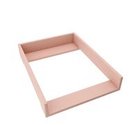 regalik Plan à Langer pour Malm d'IKEA, Extension pour Commode de 48 cm, Amovible, Plan à Langer avec Façades Droites, Rose, 72 cm x 54 cm