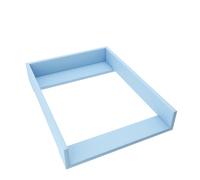 regalik Plan à Langer pour Malm d'IKEA, Extension pour Commode de 48 cm, Amovible, Plan à Langer avec Façades Droites, Bleu, 72 cm x 54 cm