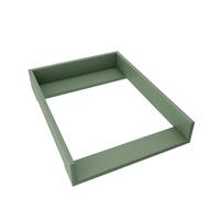 regalik Plan à Langer pour Malm d'IKEA, Extension pour Commode de 48 cm, Amovible, Plan à Langer avec Façades Droites, Vert, 72 cm x 54 cm