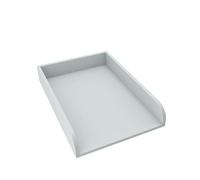 regalik Plan à Langer Universal, Extension pour Commode de Largeur Variable, Amovible, Plan à Langer avec Façades Arrondies, Cendre, 72 cm x 54 cm