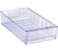 Regalkasten L400xB183xH81mm transp.SAN PROMAT