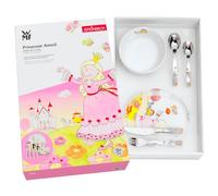 Regalo Grabado - Couverts pour enfants personnalisés avec vaisselle | Acier inoxydable 18/10 | Nom et date gravés | Passe au lave-vaisselle | (Princesse Anneli)