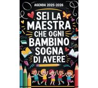 Regalo maestra elementare: Agenda Diario settimanale , Regalo personalizatto asilo nido infanzia