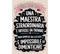 REGALO MAESTRA FINE ANNO: Agenda Settimanale Verticale Con Orari 07:00 To 20:00 | Regali Maestre
