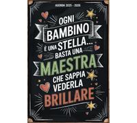 Regalo maestra personalizzato: Diario Tacccuino Agenda settimanale | Agosto - Luglio