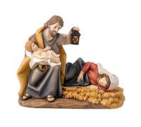 Regalos LLUNA Mystère Naissance 16 cm. Sainte Famille 1 pièce Image en résine