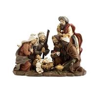 Regalos LLUNA Mystère Naissance 20 cm. Sainte Famille avec Rois 1 pièce Image en résine