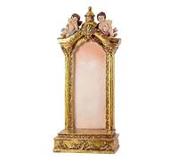 REGALOS LLUNA Niche dorée avec Anges 34 cm. Décoration en résine