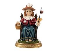 Regalos LLUNA Saint Enfant d'Atocha Figurine 20 cm. Pèlerin Trône Image Résine Socle