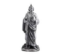 REGALOS LLUNA San Judas Figurine Thaddée 21 cm. Couleur argentée Motif Causes Difficiles. Image piétement