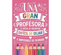 Regalos Originales Para Profesores: Una Gran Profesora | Agenda Del Profesor 2026 2027
